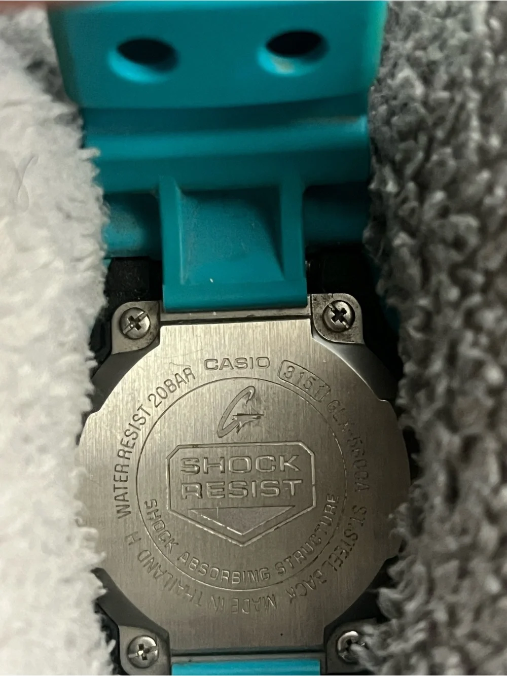 Casio G-Shock Turquoise Blue Digital Watch